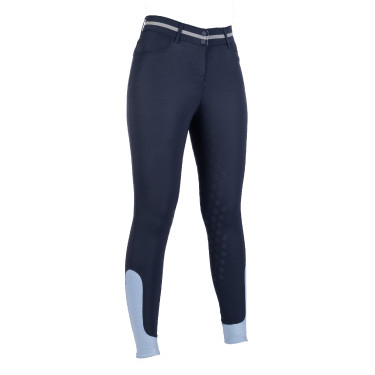Pantalón Bloomsbury con asiento completo de silicona HKM Azul escuro Pantalón Bloomsbury con asiento completo de silicona HKM Azul escuro