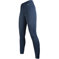 Calça Della Sera CM Style com fundo integral em silicone HKM Azul-noite