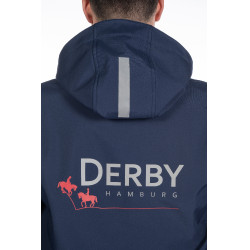 Blusão Softshell HKM masculino Derby Azul escuro