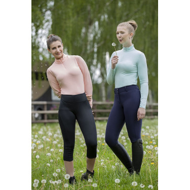 Legging 3/4 Mesh Style fundo de silicone HKM Legging 3/4 Mesh Style fundo de silicone HKM