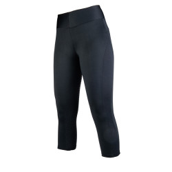 3/4-Leggings Mesh Style Silikon-Vollbesatz HKM Preto