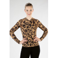 T-shirt Clolour Breeze de manga comprida HKM Natural Castanho