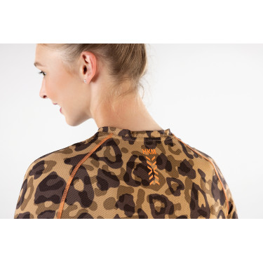 T-shirt Clolour Breeze de manga comprida HKM Natural Castanho T-shirt Clolour Breeze de manga comprida HKM Natural Castanho