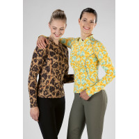 T-shirt Clolour Breeze de manga comprida HKM Laranja leitosa Azul