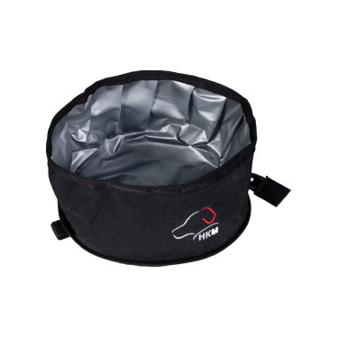 Tigela de viagem para cão Buddy HKM Preto
