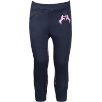 Legging HKM Pink Pony com reforços de silicone Azul escuro