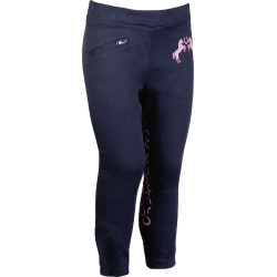Legging HKM Pink Pony com reforços de silicone Legging HKM Pink Pony com reforços de silicone