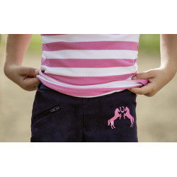 Legging HKM Pink Pony com reforços de silicone Legging HKM Pink Pony com reforços de silicone