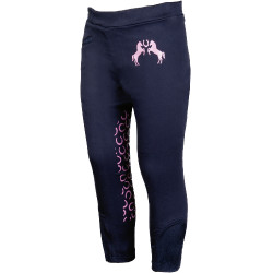 Legging HKM Pink Pony com reforços de silicone Legging HKM Pink Pony com reforços de silicone
