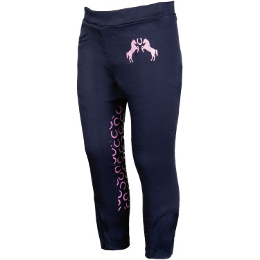 Legging HKM Pink Pony com reforços de silicone Legging HKM Pink Pony com reforços de silicone