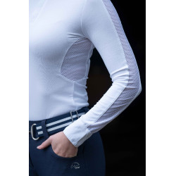 Camiseta funcional Hunter de manga longa HKM Branco