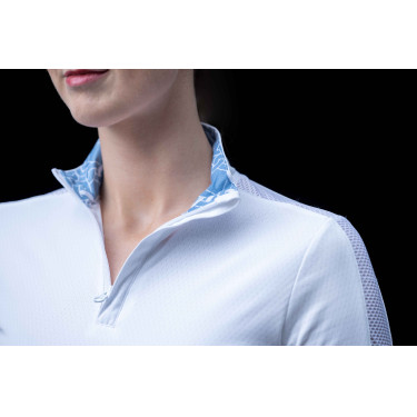 Camiseta funcional Hunter de manga longa HKM Branco Camiseta funcional Hunter de manga longa HKM Branco