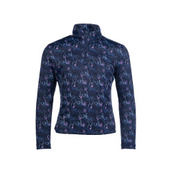 T-shirt técnico HKM Bria de mangas compridas Azul escuro T-shirt técnico HKM Bria de mangas compridas Azul escuro