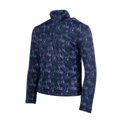 T-shirt técnico HKM Bria de mangas compridas Azul escuro T-shirt técnico HKM Bria de mangas compridas Azul escuro