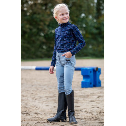 T-shirt técnico HKM Bria de mangas compridas Azul escuro T-shirt técnico HKM Bria de mangas compridas Azul escuro