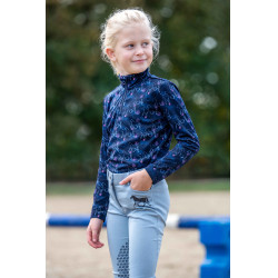 T-shirt técnico HKM Bria de mangas compridas Azul escuro T-shirt técnico HKM Bria de mangas compridas Azul escuro