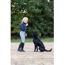 T-shirt técnico HKM Bria de mangas compridas Azul escuro T-shirt técnico HKM Bria de mangas compridas Azul escuro