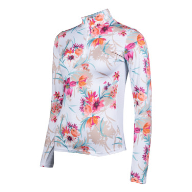 T-shirt técnico HKM Flower de mangas compridas T-shirt técnico HKM Flower de mangas compridas