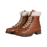 Botas com atacadores Walker HKM Brandy Castanho
