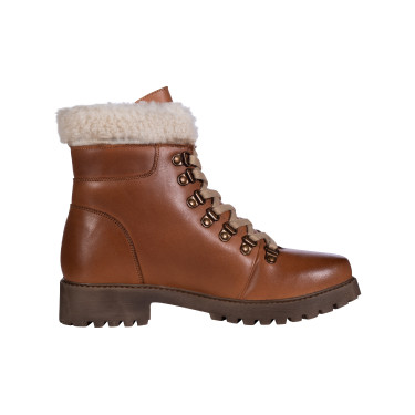 Botas com atacadores Walker HKM Brandy Castanho