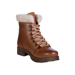 Botas com atacadores Walker HKM Brandy Castanho