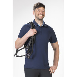 Polo voor heren Classico HKM Azul escuro