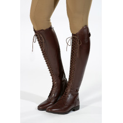 Botas Elegant Lace HKM Castanho