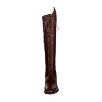Botas Elegant Lace HKM Castanho