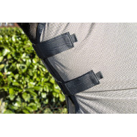 Capa anti-moscas com franjas Stylec.amovível HKM Prateado / cinza Prata Capa anti-moscas com franjas Stylec.amovível HKM Prateado / cinza Prata