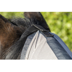 Capa anti-moscas com franjas Stylec.amovível HKM Prateado / cinza Prata