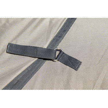 Capa anti-moscas Fringes Style com cobertura de pescoço removível HKM Capa anti-moscas Fringes Style com cobertura de pescoço removível HKM