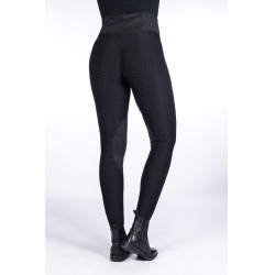 Legging Edinburgh Shape com reforços de silicone HKM Preto