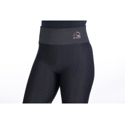Legging Edinburgh Shape com reforços de silicone HKM Preto