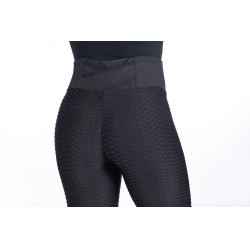 Legging Edinburgh Shape com reforços de silicone HKM Preto