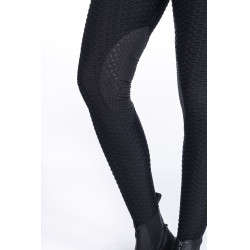 Legging Edinburgh Shape com reforços de silicone HKM Preto