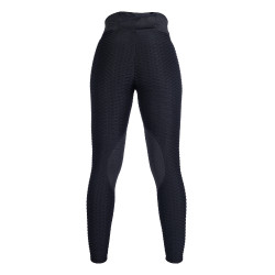 Legging Edinburgh Shape com reforços de silicone HKM Preto