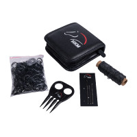 Kit de tranças para crina HKM Preto