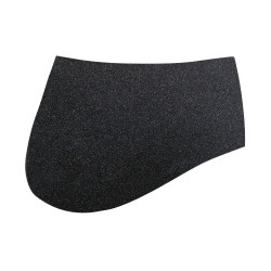 Tapete de pele de carneiro verdadeiro HKM Preto / natureza