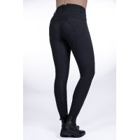 Calça Savona Style com fundo integral em silicone HKM Preto Calça Savona Style com fundo integral em silicone HKM Preto