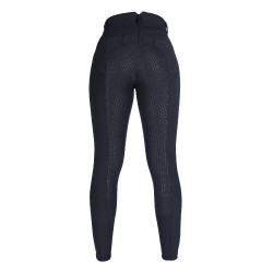 Calça Savona Style com fundo integral em silicone HKM Preto