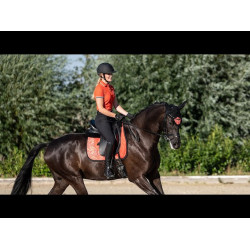 Calça Savona Style com fundo integral em silicone HKM Preto