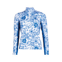 Camada base Blue Flower HKM Branco / azul
