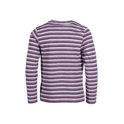 Polo de mangas compridas Alva HKM Lilás Azul