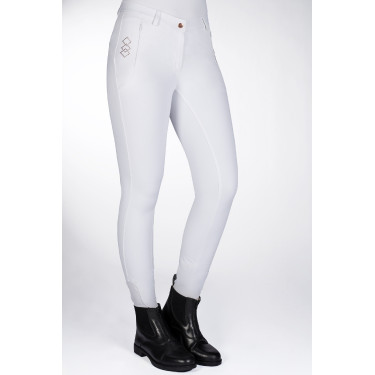 Calça Alexis com fundo integral em silicone HKM Calça Alexis com fundo integral em silicone HKM