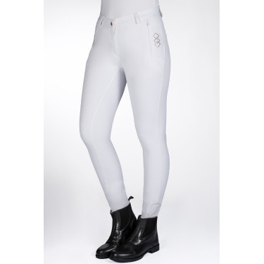 Calça Alexis com fundo integral em silicone HKM Calça Alexis com fundo integral em silicone HKM
