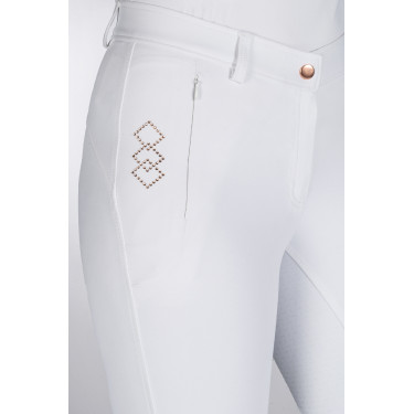 Calça Alexis com fundo integral em silicone HKM Calça Alexis com fundo integral em silicone HKM