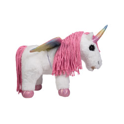 Peluche Unicórnio HKM Cuddle Pony Branco