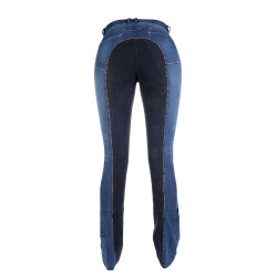 Calça Jodhpur Summer Denim HKM Jeans azul / azul escuro Calça Jodhpur Summer Denim HKM Jeans azul / azul escuro