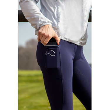 Calça Comfort Style com fundo em silicone HKM Calça Comfort Style com fundo em silicone HKM