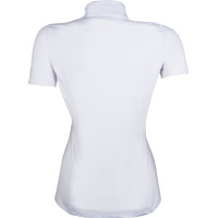 Polo de competição Hunter de mangas curtas HKM Branco Polo de competição Hunter de mangas curtas HKM Branco